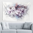 thumbnail image 1 of Japanese Cherry Blossom Tapestry, Spring Floral Sky Wall Hanging Tapestries Dorm Room Home Decor, 60" x 40", 1 of 7