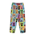 thumbnail image 5 of Balery Cute Dogs Collage print Women's Pajama Pants,Ultra Lightweight Pjs,Lounge Pant-, 5 of 9