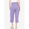 thumbnail image 3 of Woman Within Plus Size Petite 7-Day Elastic-Waist Stretchy Knit Capri, 3 of 6