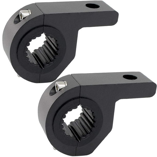 Soporte de montaje para motocicleta, barra torpe horizontal, 2 unidades