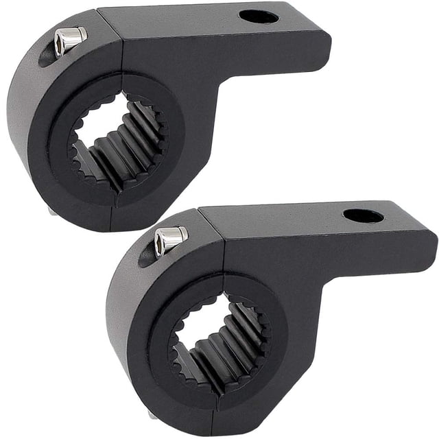 Soporte de montaje para motocicleta, barra torpe horizontal, 2 unidades