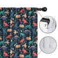 thumbnail image 4 of Blackout Kids Curtains,DarkBlue Colorful Dinosaurs Pattern Childrens Insulated Curtains Set Of 2,Bedroom Essentials,Toddler Room Decor 42"x54", 4 of 5