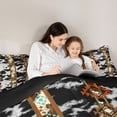 thumbnail image 5 of jejeloiu Southwestern Aztec Geometric Twin Comforter Sets,Rustic Western Boho Bedding Set For Kids Reversible 2pcs, 5 of 8