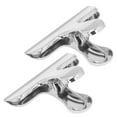thumbnail image 1 of Clips Longue Queue Clip Bureau Métal Liant 2Pcs École Largement Papeterie Extra Queue Cheveux Clips Cheveux Longue Queue Clips, 1 of 8