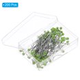 thumbnail image 3 of Uxcell Sewing Pins, 1.5 Inch Pearlized Ball Head Pins Straight Pin Green, 200Pack, 3 of 6