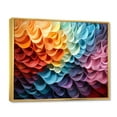 thumbnail image 2 of Designart Art Mural Encadré Op Art, Elixir Chromatique Opt Art Décor Mural Encadré I, Art Mural Encadré Op Art, Art Mural Moderne Multicolore Encadré Or, Cadre Doré 32x24 Pouces, 2 of 5