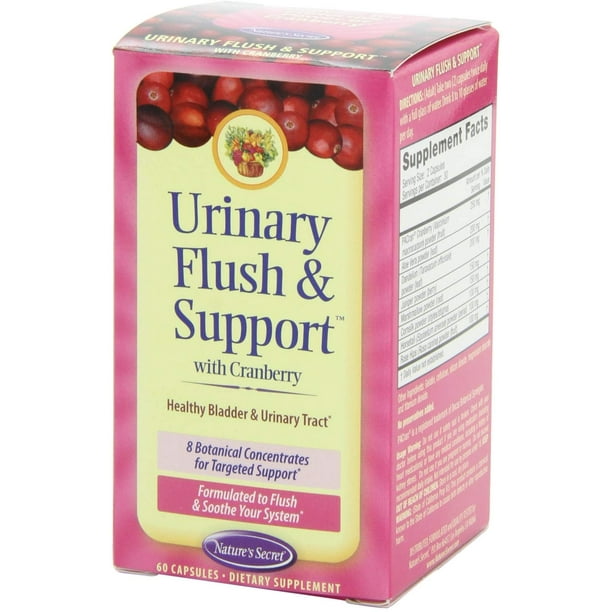 Nature's Secret Urinary Cleanse And Flush With Cranberry Extract 60