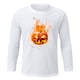 thumbnail image 4 of Blusa informal de manga larga con cuello redondo y estampado de calavera para hombre Pompotops  oipoqjl1766, 4 of 8