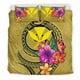 thumbnail image 4 of Juego de Cama Polinesio - Hawaii Juego de Funda Nórdica Floral con Sello, 4 of 6