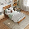 thumbnail image 4 of Lit Plateforme Bas en Bois Savannah Simple en Toffee Clair, 4 of 14
