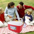 thumbnail image 4 of CAJA REFRIGERADORA, PORTÁTIL CON AISLAMENTO DE 8 LITROS, VIJE DE PICNIC ACAMPAR, PARA UN REFRIGOR DURO CON AISLAMENTO DE FRIO Cálido y Eficiente, Bebidas, Pesca,, 4 of 7