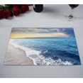 thumbnail image 2 of PKQWTM Sunset On The Sea Kitchen Dining Table Mats Placemats Size 12x18 Inches, Set of 2 Pieces, 2 of 2