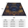 thumbnail image 3 of Pofeuu Elegant Dog Mandala Art Print Ultra-Soft Micro Fleece Blanket,for Bed Or Sofa,All Season Throw Blankets Flannel Blanket-40"x30", 3 of 7