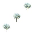 thumbnail image 1 of Advancent Rama de hortensia artificial de seda falsa para el hogar, decoración de de plantas, fondo de , flores de pared, fiesta, boda, azul Type1 NO1, 1 of 6