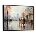 thumbnail image 2 of Designart "In 1920S French Paris painting I" Cityscapes Floater Framed Canvas Print, 2 of 7