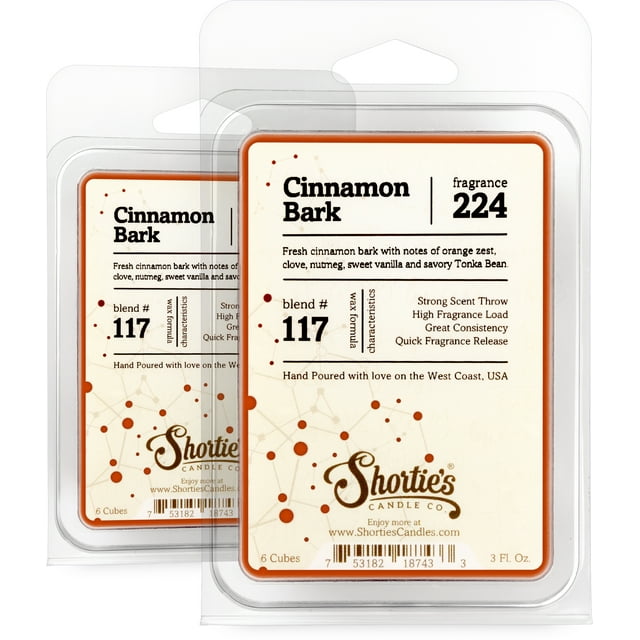 Cinnamon Bark Wax Melts Multi Pack Highly Scented + Essential