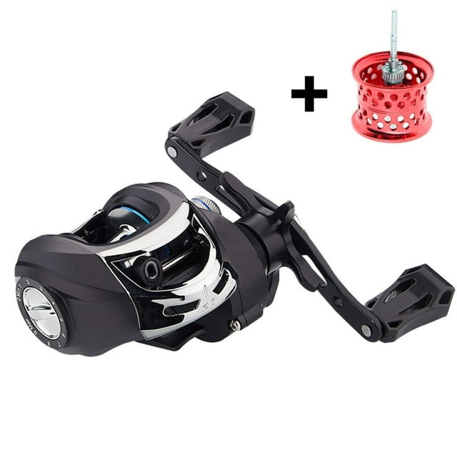 Baitcasting Reel Ultralight Fishing Reel Magnetic Brake System Aluminum Spool 8KG Max Drag 7.2:1 Fishing Coil Casting Reel ,Rigid Aluminum Skeletal Frame