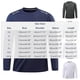 thumbnail image 2 of Ceisia Men's Ice Silk Sports T-shirt | Slim Long-Sleeve Crewneck Reflective-Accent Fitness Top Gift, 2 of 7