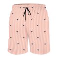 thumbnail image 4 of XFeng Men's 2 in 1 Swim Trunks, Print Board Shorts with Compression Liner, Quick Dry Beach Swim Shorts with Pockets, 4 of 4