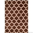 thumbnail image 2 of AllStar Brown Hand Made Modern. Transitional. design Area Rug with Dimensional hand-carving highlights (4' 11" x 6' 11"), 2 of 6