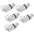 thumbnail image 3 of 5-Pack Carbon Steel Galvanized Hydraulic Testing Adapters, PT/PPT Model Threaded Connectors with 3mm Pipe Diameter, -40℃ to +100℃ Temperature Resistance, for High-Pressure Hydraulic Systems, Pressure, 3 of 6