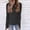 Black, variant on Jjayotai Womens Long Sleeves Ribbed Knit Tunic Shirts, Scoop Neck Button Down Tops, Casual Henley Tee Shirt Slim Fit Blouses Khaki S