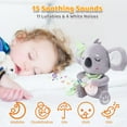thumbnail image 2 of Baby Soother, Portable Sound Machine Ataucjin Portable Sound Machine Baby with Projector, Night Light, 15 Lullabies, Baby White Noise Machine for Cribs Travel Newborns, Auto-Off & Volume Control, Baby, 2 of 8