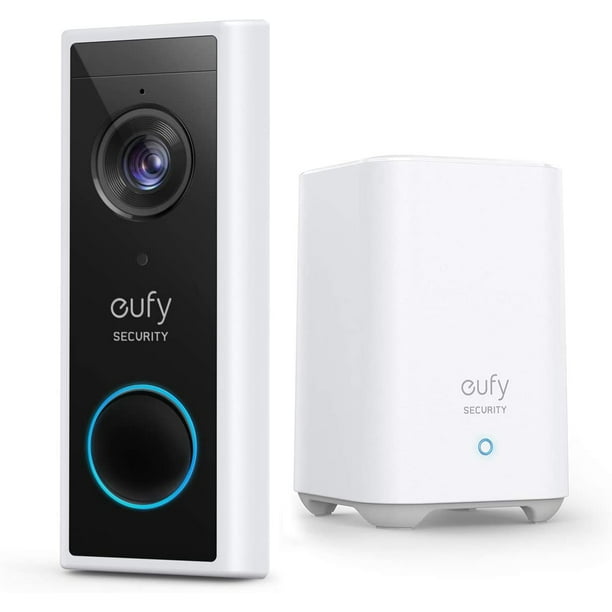 eufy Security, Wireless Video Doorbell (BatteryPowered) with 2K HD, No