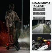 900W Peak OOTD T10 Electric Scooter for Adults, 31MPH Top Speed 48V Battery 28Mile Long ranges,11 Off-Road Foldable E-Scooter