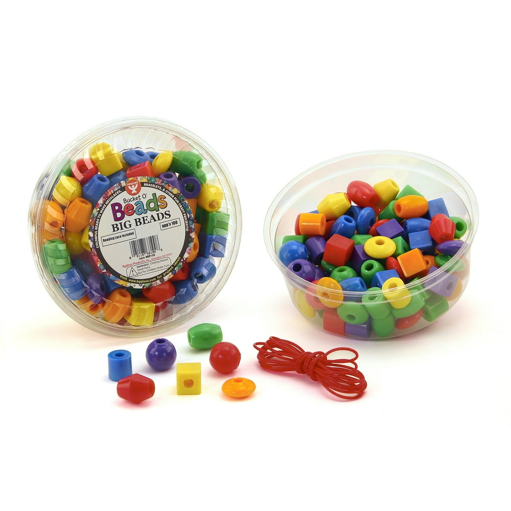 Big Beads with Lanyard, 16oz, Pack of 100 - Walmart.com - Walmart.com