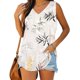 thumbnail image 1 of Puntoco Camisetas básicas sin mangas para mujer, blusa holgada informal con cuello en V a la moda de verano para mujer, 1 of 4