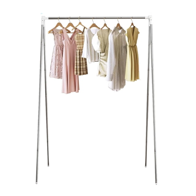 Travel Garment Rack, Sturdy Multi Purpose Folding Clothes Rack for Camping