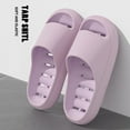 thumbnail image 3 of Mepaouo Women's Shower Shoes with Holes Quick Dry Non Slip Home Slippers Beach Slide Sandals Purple 8, 3 of 5