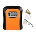 thumbnail image 3 of Caja De Bloqueo De Llaves Caja De Almacenamiento De Llaves Reiniciable Portátil Para Agentes Inmobiliarios Al Aire Libre De Oficina Naranja, 3 of 7