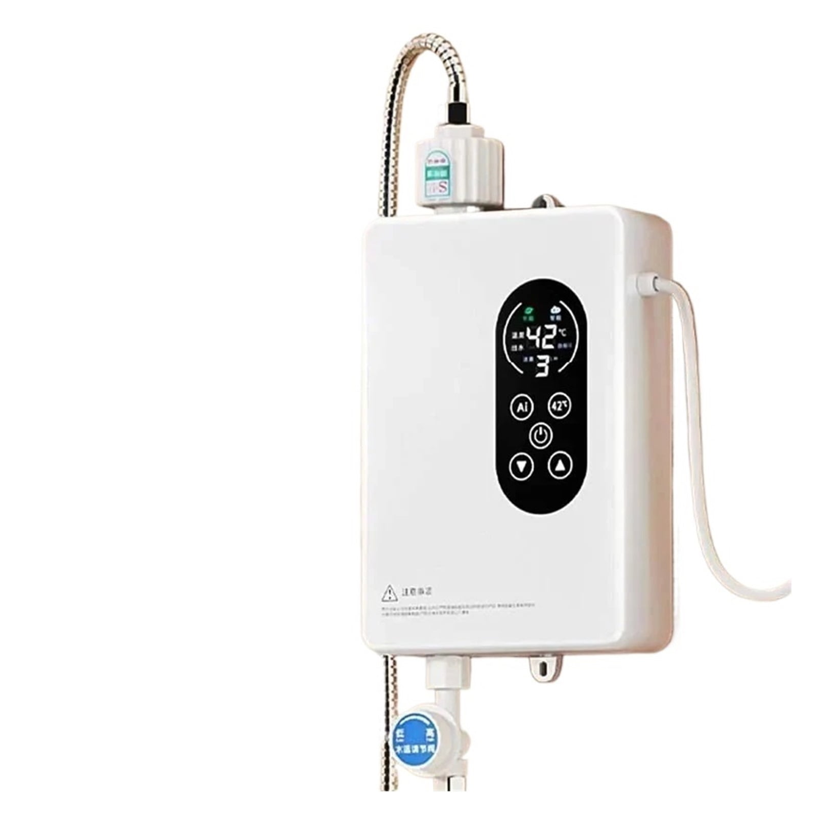 5500/7000W Instant Water Heater Smart Electric Shower Tankless Instant Water Heater Thermostat For Bathroom Kitchen ,Safety Protections