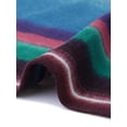 thumbnail image 6 of DARING DIVA Women's Plus V Neck Short Sleeve Multi Color Striped Blouse 1X Rainbow, 6 of 6