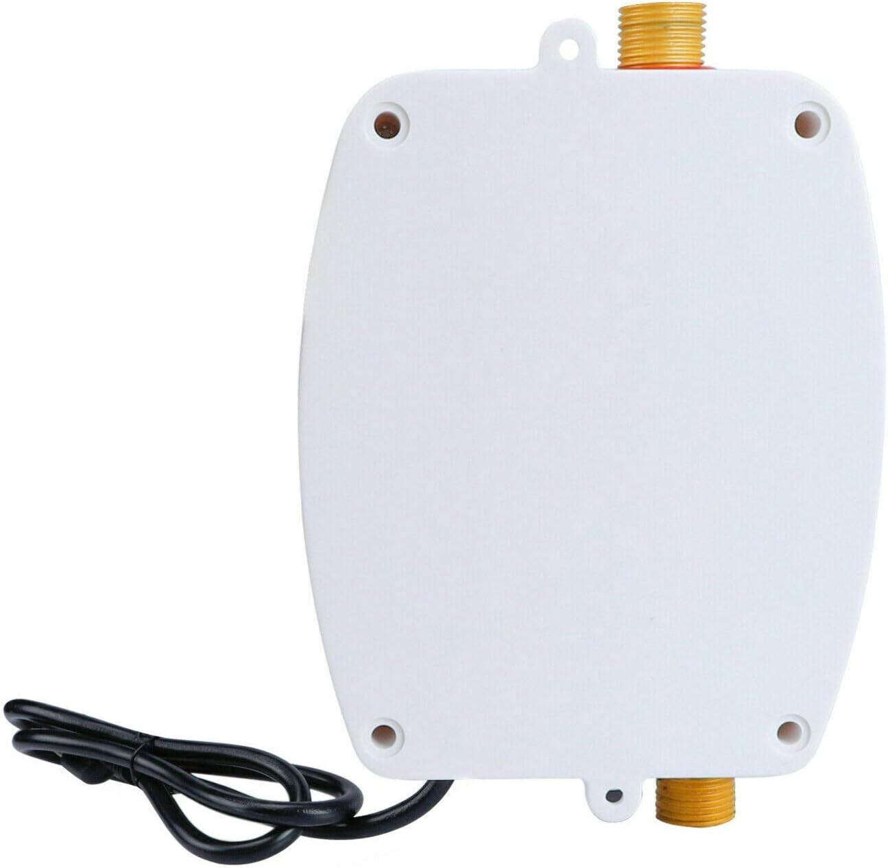 3000W Mini Tankless White Instant Electric Hot Water Heater, Upthehill 3 Seconds Instant Water Heater with Digital Display, Overheating Protection Automatic Power-off 110V