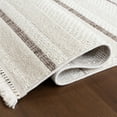 thumbnail image 5 of nuLOOM Aloe Striped Tassels Area Rug, 9' x 12', Aloe Beige, 5 of 9