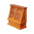 thumbnail image 3 of Estante de gabinete de pastel en miniatura para accesorios de decoración de  1:12 Marrón claro Zulema Gabinete de casa de muñecas, 3 of 8