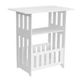 thumbnail image 1 of Mesa auxilada de mesa de la mesa al final de la mesa del hogar decoración del hogar nórdico mesa de almacenamiento de madera organizador para la sala altura 50 cm, 1 of 8
