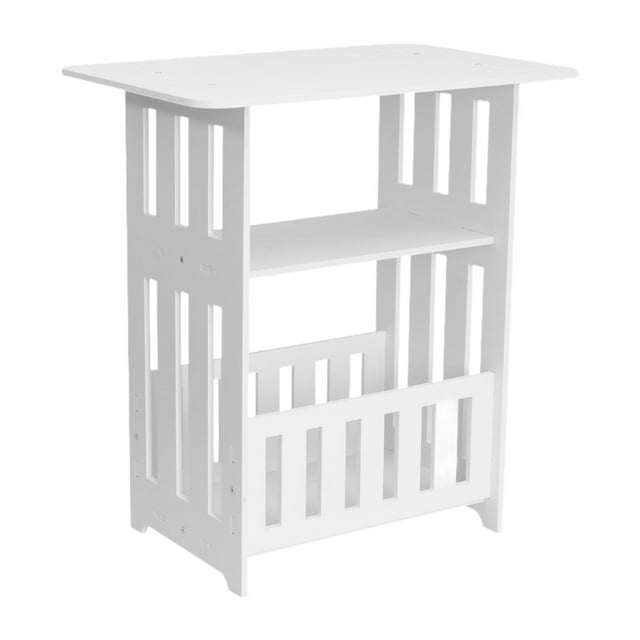 Siruishop Table d'Appoint Décoration Maison Moderne Table de Rangement en Bois pour Sofa Chambre Café Hauteur 50 cm
