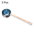 thumbnail image 3 of Uxcell 3pcs Single Measuring Spoon 2tbsp (6tsp, 30ml) Stainless Steel Spoon, Multicolor, 3 of 7