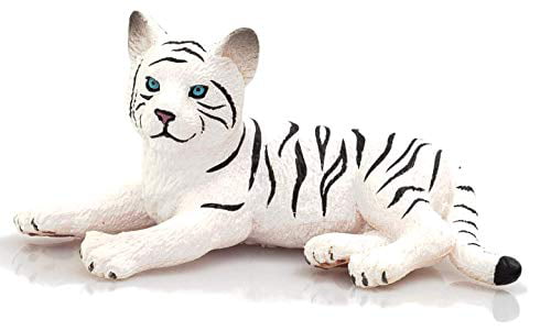 Hand Painted Tiger Toy Realistic Figure 