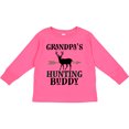 thumbnail image 3 of Inktastic Bow Hunter Grandpa Hunting Buddy Boys Long Sleeve Toddler T-Shirt, 3 of 5