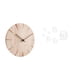 thumbnail image 1 of Reloj de pared de madera, diseño creativo, decorativo, silencioso, para restaurante, oficina, espejo acrílico, pegatinas de pared, peces, extraíble, a, 1 of 8