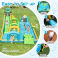 thumbnail image 4 of Gymax Inflatable Water Slide w/Splash Pool Climbing Wall Football Goal Blower Excluded, 4 of 10
