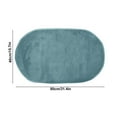 thumbnail image 3 of Wovilon Soft Bedroom Rugs Shaggys Rugs For Bedroom Oval Rugs Bath Carpet Living Room Runner Rug Soft Comfortable Water Absorption Non Slip Thick Machine Washable, 3 of 7