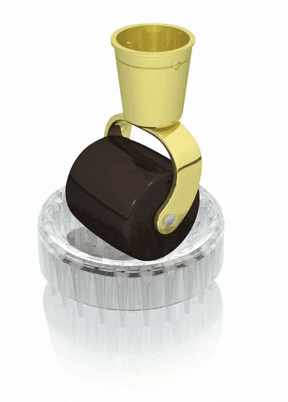 Slipstick Plastic Carpet Castor Cups, 1 3/4", Non Slip Backing