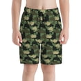 thumbnail image 2 of Cauagu Camouflage Shark Print Swim Trunks for Men,Youth Boys Swim Shorts Compression Liner Beach Shorts Boys' Swimming Shorts 7-20 Years Bathing Suit-Medium, 2 of 7