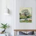thumbnail image 2 of GooTPa Rustic Sheep Pasture Canvas Wall Art, Canvas Prints Wall Art for Living Room Bathroom Bedroom Office, Art Print Painting for Home Decorations - 16x20in, 2 of 5